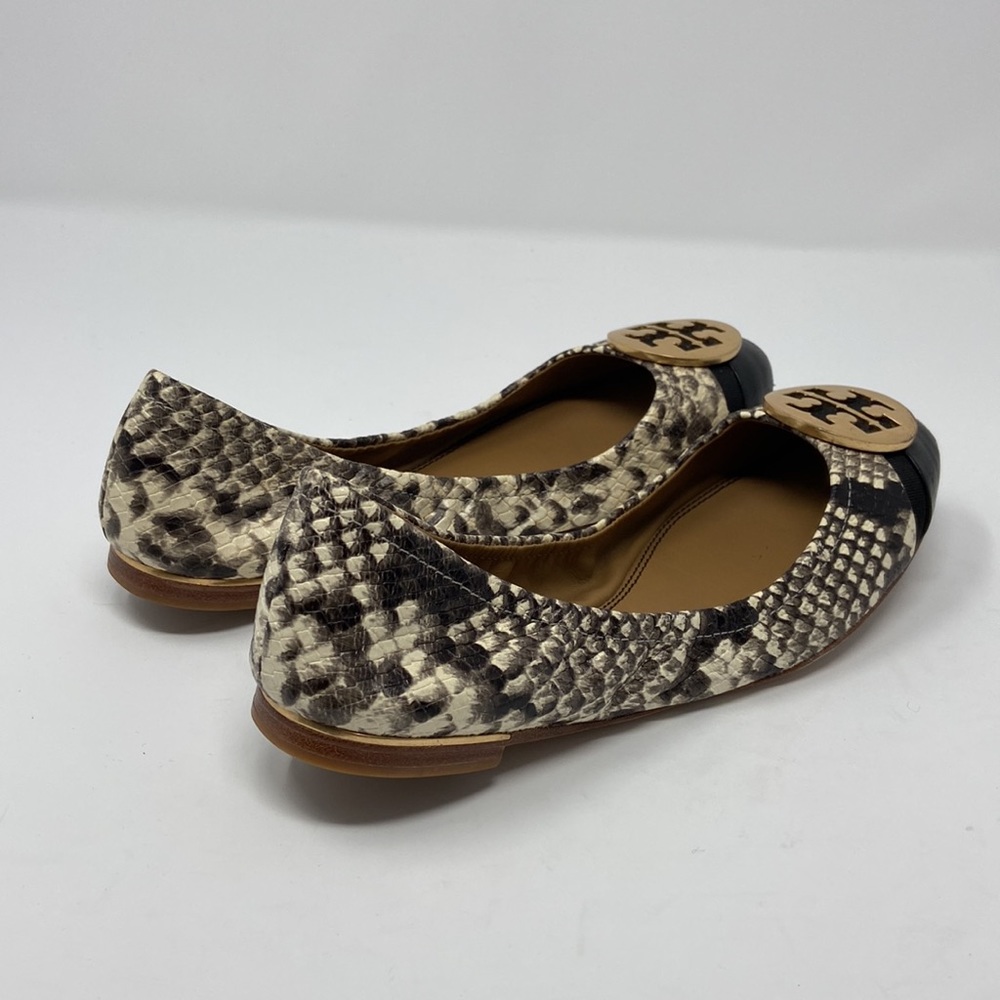 Tory Burch Snake Minnie Ballet Flats - 5.5 - Picture 3 of 9